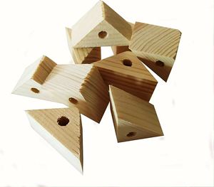 Cuentas de Madera en Forma de Corazón, Cuentas de Madera de Colores y Formas Personalizadas, Producto Artesanal Indio - Product Image 4