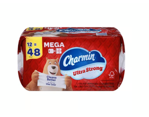 Charmin Ultra Strong 12 Mega Rollos Papel higiénico 2-Ply Soft Tissue Precio bajo Venta al por mayor con entrega rápida a la venta - Product Image 5