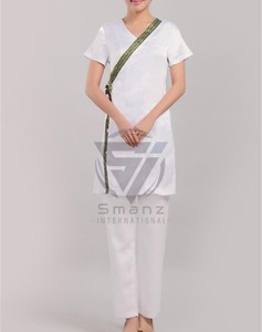 Ensemble d'uniformes d'hôpital en toile de coton, tenue de travail, blouse de laboratoire, shorts médicaux jetables, chemises unisexes - Product Image 1