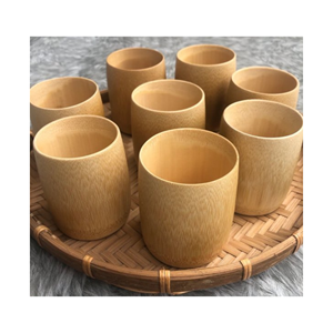 Tasse à boire en usine en gros tasse à eau tasse en bambou fabriquée à partir de bambou 100% écologique et durable - Product Image 3