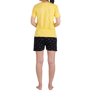 Conjunto de Camiseta y Pantalones Cortos para Mujer con Logotipo Personalizado al Por Mayor al Mejor Precio - Color Sólido 100% Algodón Transpirable Ropa Casual de Verano - Product Image 6