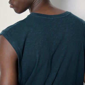 Débardeur décontracté sans manches pour homme, haute qualité, séchage rapide, respirant, écologique, 100 % coton, service OEM, prix usine - Product Image 5