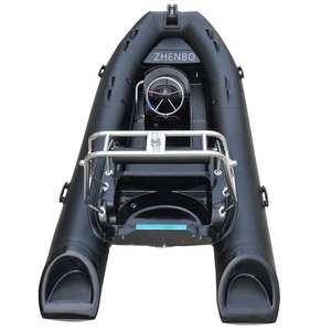 <span class=keywords><strong>Bateau</strong></span> pneumatique semi-rigide Zhenbo All Black en Hypalon RIB 390 avec certificat CE, pour 6 personnes - Product Image 4
