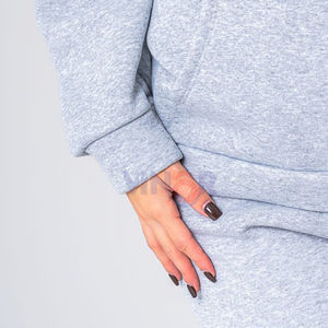 เสื้อวอร์มสวมหัวแบบสวมหัวผ้าฟลีซปักโลโก้ได้ทั้งชายและหญิงสำหรับฤดูหนาวฤดูใบไม้ผลิเสื้อนอกมีฮู้ดกางเกงวอร์มไซส์ XXL PLUS - Product Image 6