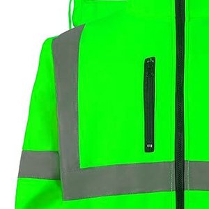 Wholesale <b>Softshell</b> Safety Work Wear <b>Jacket</b> Reflective Protection Security <b>Jacket</b> <b>High</b> Vis Winter Workwear Safety <b>Jacket</b> - Product Image 4