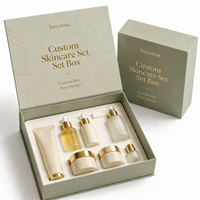 Emballage personnalisé en boîte magnétique pour ensemble de sérums de soin de la peau avec fournisseur d'emballages cosmétiques et de boîtes cadeaux haut de gamme