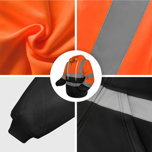 Sécurité Offre Spéciale personnalisée plusieurs tailles OEM vêtements de travail haute visibilité construction à capuche à vendre - Product Image 4