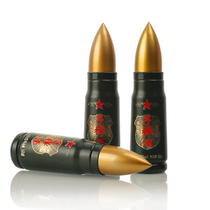 50ml 70ml 100ml đạn hình chai thủy tinh rượu Whisky Brandy Decanter - Product Image 4