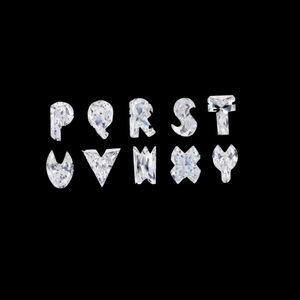 Alphabet Inspiré Lab-Grown Loose Diamonds Bague de fiançailles Cadeau de fête de mariage Bijoux avec certificat IGI avec lettre 'C' - Product Image 2