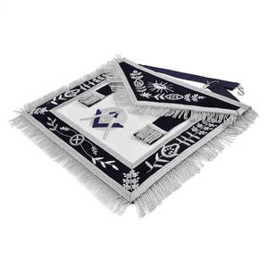 Vente en gros 2025 Top vente tabliers maçonniques Regalia couleur personnalisée tabliers maçonniques - Product Image 2