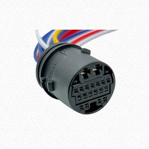 19-poliger Stromanschluss für Autotüren aus Messing-Nylon-Verbundmaterial, Kabelbaumstecker 13158679, Elektronische Steckdose für Opel - Product Image 1