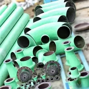 Sợi thủy tinh GRP ống cho các nhà máy điện Bán-chịu nhiệt FRP Ống quanh co giải pháp tùy chỉnh có sẵn - Product Image 4