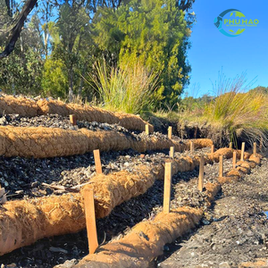 <b>Large</b> Supply COIR LOG / PALM <b>MAT</b> Best Size 35cm X 2m Protect Riverbanks From Erosion With Coir Logs - Product Image 3