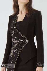 Vêtement en jean pour femmes, filles, veste en jean à manches longues avec perles, veste à perles, vêtements en jean, manteaux en jean - Product Image 6