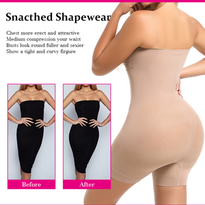 Body Moldeador de Una Pieza para Mujer, Sin Costuras, de Alta Compresión, Tallas Grandes, Estilo Bandeau - Product Image 5