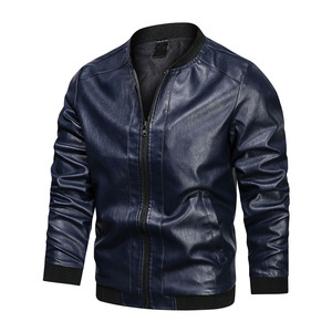 Blouson en cuir pour hommes personnalisé OEM ODM Fournisseur de bombardiers d'hiver de haute qualité - Product Image 5