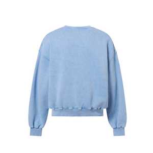 เสื้อสเวตเชิ้ตคอกลมผ้าโพลีเอสเตอร์/คอตตอนคุณภาพสูง ทรงโอเวอร์ไซส์ หนานุ่ม ผ้าเฟรนช์เทอร์รี่ ป้องกันการเกิดขุย เหมาะสำหรับฤดูหนาว - Product Image 2