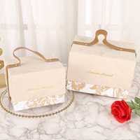 Rot/Champagner-Gold Verstärkte Graue Pappe Samt Recycelbare Klassische S/M/L Tragetasche Geschenkbox Kerzenetui Fotorahmen Individuell Anpassbar