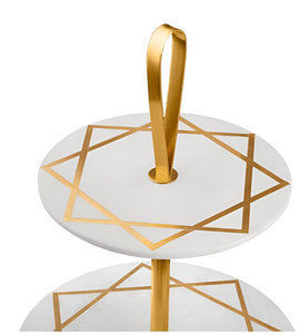 Soporte de repostería de 3 niveles de mármol decorativo personalizado al por mayor hecho a mano por fabricantes indios - Product Image 5