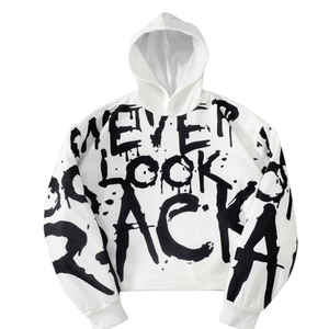 Pull-over décontracté tendance à épaules tombantes, imprimé, anti-boulochage, qualité supérieure, confortable, coupe ample, grande taille - Product Image 1