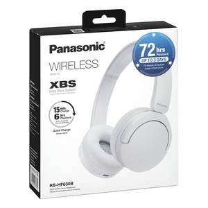 Audífonos Intraaurales y Supraaurales Bluetooth Panasonic RB HF630BE W 0938999 XBS con Micrófono, Blancos - Product Image 2