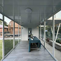 Maison Modulaire Personnalisée de Luxe Moderne à Double Couche, Type Cabine Apple, 2-3 Chambres, Installation Rapide