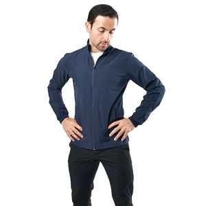 All Winter Casual Thin Zipper Stand Collar Solid Pattern Bomber <b>Jacket</b>-Unisex - Product Image 1