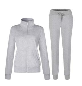 Women's Custom Logo <b>Summer</b> Lightweight Eco-Friendly 100% Cotton Set Zipper <b>Hoodie</b> Jogging Jacket Fleece Clothing Windproof - Product Image 2