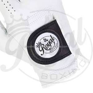 Guante de golf transpirable de cuero Cabretta suave a todo color Guantes de golf con logotipo personalizado deportivo - Product Image 5