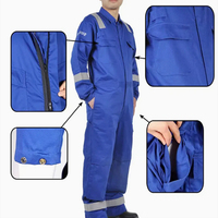 Algodón Hi Vis Ropa de trabajo-Manga larga Uniforme DE SEGURIDAD reflectante Trabajadores DE LA CONSTRUCCIÓN Porters Traje de electricistas