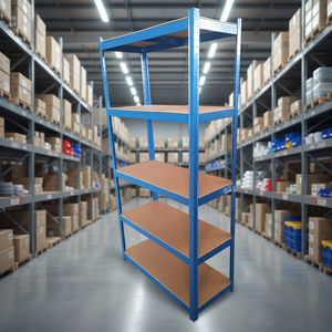 Étagères de rangement en acier à 5 niveaux pour <span class=keywords><strong>garage</strong></span> à usage intensif Étagères sans boulon Étagères industrielles - Product Image 6