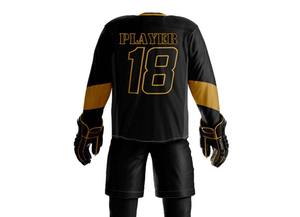 Uniforme de hockey sobre hielo para hombres de alta calidad, ropa deportiva cómoda transpirable, tarifa OEM al por mayor, precio barato, conjuntos de estilo - Product Image 3