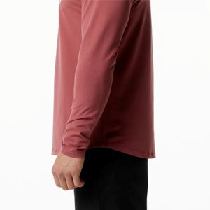 Camiseta de manga larga para hombre, prenda de vestir, ajustada, con cuello redondo y dobladillo redondo, 94% algodón y 6% LICRA - Product Image 6