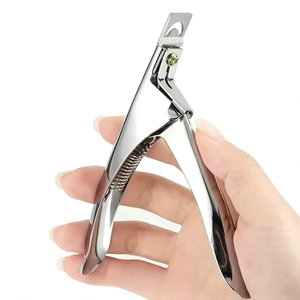 Clipper ศิลปะเล็บมืออาชีพประเภทพิเศษ U Word เคล็ดลับเท็จเครื่องตัดขอบแต่งเล็บสแตนเลสสีสันสดใสเล็บเครื่องมือ - Product Image 1