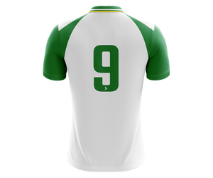 <b>White</b> <b>Cricket</b> Uniform Sublimated / Custom <b>Cricket</b> Uniform Kit Tshirt and <b>Trouser</b> With Custom Design and Logo 1pc/polybag 20pcs - Product Image 2