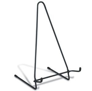 Ensemble fait à la main de 2 supports d'assiettes noirs de différentes tailles Supports de vaisselle décoratifs élégants Idéal pour l'affichage à la maison - Product Image 6