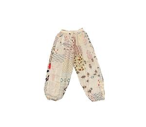 Sarouel patchwork multicolore avec poches Hippie Boho Rayon Sarouel pour femmes de l'exportateur indien - Product Image 5