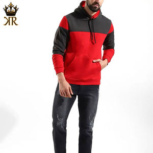 OEM Luxury Men's Pullover Hoodie Custom Casual Print High Quality 100% Cotton Fleece Pocket Design - Product Image 3