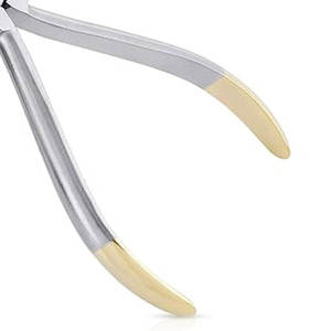 Pince orthodontique courbée pince, position orthodontique coudée appareil pince fil cintrage dentaire, ensemble, chirurgical, instruments - Product Image 3