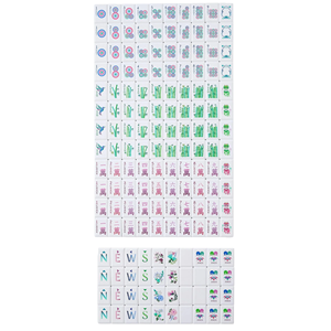 RTS 1.5นิ้วชุดไพ่นกกระจอกทำด้วยมือสีขาวมินิมอลไลน์สำหรับงานปาร์ตี้ - Product Image 2