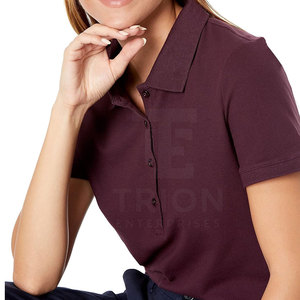 Camiseta Polo de Mujer 100% Algodón de Alta Calidad, Personaliza tu Logotipo, Camiseta Polo al Mejor Precio para Venta en Línea - Product Image 3
