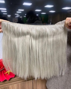 Halo cabello humano vietnamita recto doble dibujado extensiones de cabello al por mayor sin enredos de desprendimiento - Product Image 5