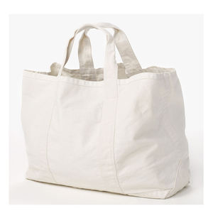 Sacs fourre-tout promotionnels réutilisables en toile de coton biologique pour le shopping disponibles avec logo et style personnalisés - Product Image 1