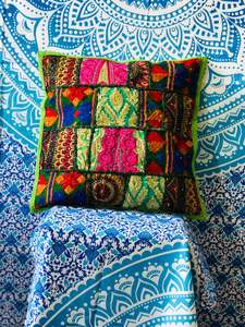 Bohemian Style <b>Throw</b> Colourful Patchwork Pillowcases for <b>Sofa</b> Decorative Handmade Traditional Pillow Cushion <b>Covers</b> Best Quality - Product Image 6