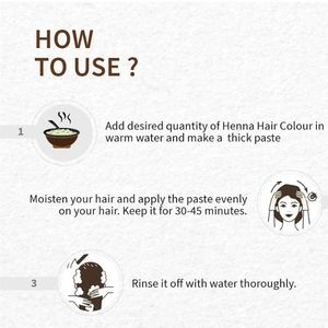 ผมย้อมเฮนน่าสีน้ำตาลเกาลัดออร์แกนิกย้อมสีผมเฮนน่า - Product Image 6
