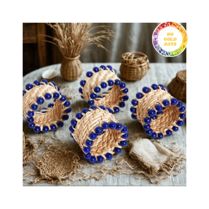 Anillo de Servilleta de Bambú Elegante para Bodas, Materiales Naturales, Decoración de Comedor, Proveedor al por Mayor, Ligero, Duradero y Ecológico - Product Image 1