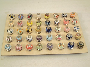 ลูกบิดประตูเหล็กสำหรับตู้ครัวลิ้นชักลูกบิดประตูหน้าต่างดีไซน์ดอกไม้แบบโบราณ - Product Image 2