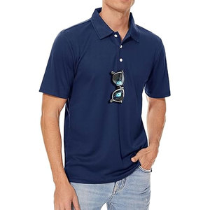 เสื้อโปโลสำหรับผู้ชายแห้งเร็วแบบแห้งเร็วเสื้อโปโลแขนสั้นสำหรับนักกีฬาฤดูร้อน - Product Image 1