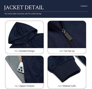 SUDADERO de algodón 100%, conjunto ligero con capucha, cierre de cordón, invierno, ecológico, lavado a la piedra, estampado de diamantes de imitación adornados - Product Image 4