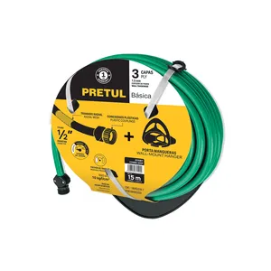 Avvolgitubo manuale Pretul con 4 unità Combo MAN-15X1/2P tubi in PVC nero 30m 50m 20m lunghezze-prestazioni ad alto costo - Product Image 1